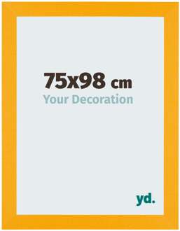 Puzzellijst 75x98 cm - Geel - MDF - Mura