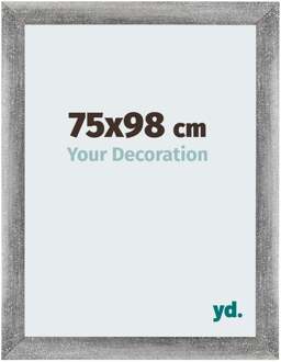 Puzzellijst 75x98 cm - Grijs Geveegd - MDF - Mura