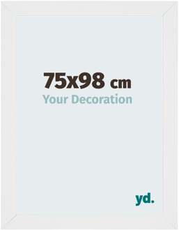 Puzzellijst 75x98 cm - Wit Hoogglans - MDF - Mura