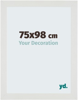 Puzzellijst 75x98 cm - Wit Mat - MDF - Mura