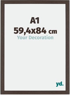 Puzzellijst A1 - 59,4x84 cm - Eiken Donker - MDF - Mura - 59.4x84 cm
