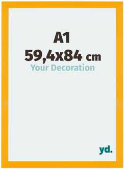 Puzzellijst A1 - 59,4x84 cm - Geel - MDF - Mura - 59.4x84 cm