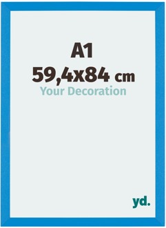 Puzzellijst A1 - 59,4x84 cm - Helder Blauw - MDF - Mura - 59.4x84 cm