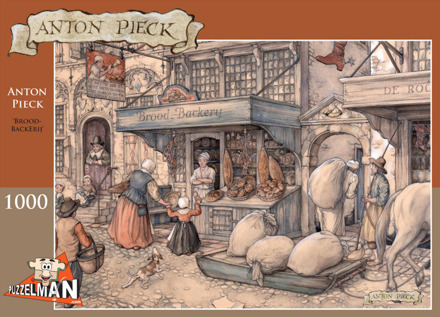 Puzzelman Anton Pieck - Brood Backerij Puzzel (1000 stukjes)