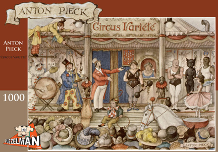 Puzzelman Anton Pieck - Circus Variete Puzzel (1000 stukjes)