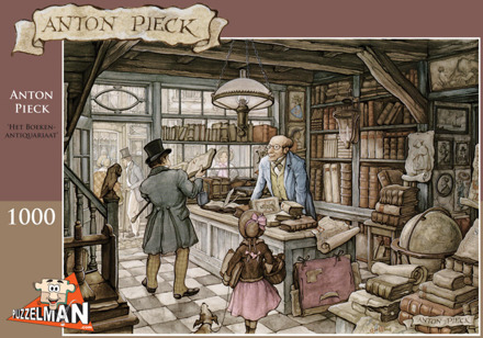 Puzzelman Anton Pieck - Het Boekenantiquariaat Puzzel (1000 stukjes)