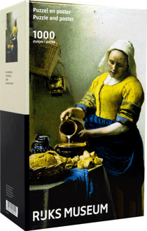 Puzzelman De Keukenmeid - Johannes Vermeer (Rijksmuseum) (1000)