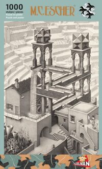 Puzzelman Waterval - M.C. Escher (1000)