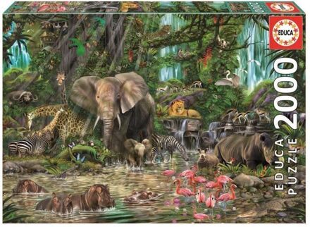 Puzzle 2000 Pieces - African Jungle