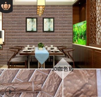 Pvc Behang/Zelfklevende Behang/Muur Tegel Patroon pruim