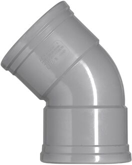 Pvc Bocht 45° 110mm 2x