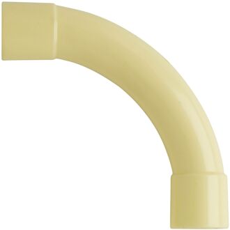Pvc Bocht 5/8" Crème 10st.