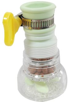 Pvc Douche Tap Water Filter Purifier Nozzle Filter Water Saver Voor Huishoudelijke Keuken Rotatie Keukenkraan Tuiten Sproeiers wit