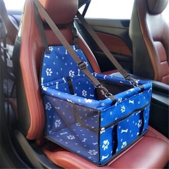 Pvc Huisdier Auto Booster Seat Bag Carriers Kleine Dier Mat Deken Cover Mat Protector Ademend Waterdicht Reizen Automatten Blauw
