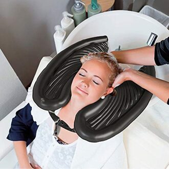 Pvc Opblaasbare Shampoo Bassins Salon Draagbare Shampoo Pad Materiaal Sink Haar Thuis Vouwen Kappers Hoofd Lade