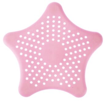 Pvc Plastic Badkamer Douche Sink Stopper Drain Hair Catcher Gootsteen Zeef Putdeksel Haar Val Filter Keuken Bad Tool roze