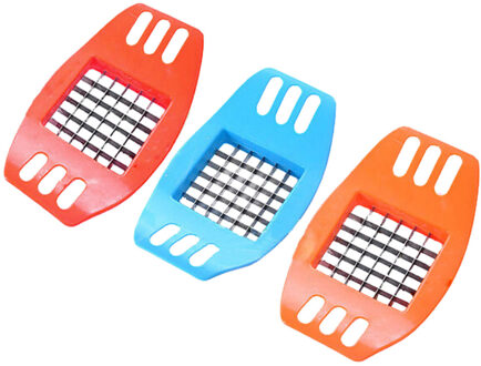PVC + Rvs Franse Fry Fries Cutter Dunschiller Aardappel Chip Groentesnijder Koken Gereedschap Keuken leverancier Willekeurige Kleur