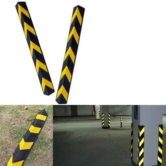 Pvc Reflecterende Rubber Hoek Guard Anti Collision Tape Voor Ondergrondse Garage Parkeerplaats Crashproof Waarschuwingsborden