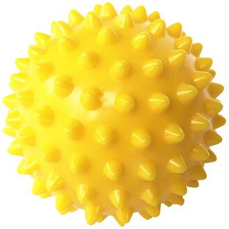 Pvc Spiky Massage Bal Trigger Point Sport Fitness Hand Voet Pijn Stress Relief Spier Ontspannen Bal geel