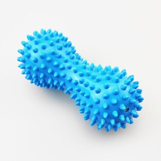 Pvc Stekelig Yoga Massage Pinda Bal Sport Stress Relief Body Hand Spiky Massager Trigger Punt Voet Pijn Duurzaam Bal blauw