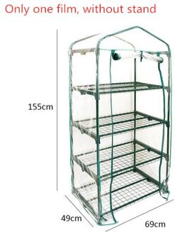 Pvc Tuin Kas Huishoudelijke Plant Kas Schuur Mini Tuin Kas Cover Zonder Ijzer Stand B