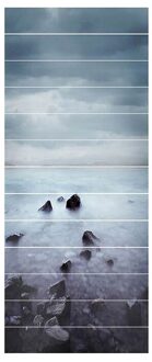 Pvc Wallpape Zee Stenen Reef Natuurlijke Seawa Landschap Eenvoudige 13 Stuks Van Diy Trap Stickers, Stap Stickers, muurstickers