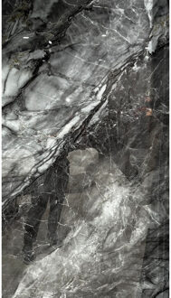 PVC Wandpaneel - Afimera - Grijs Steen Marmerlook Hoogglans 280x120x0.3cm