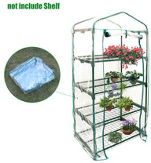 PVC Warm Tuin Tier Mini Huishoudelijke Plant Kas Cover (zonder Iron Stand)