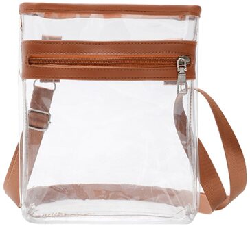 PVC Women Bag Street Transparent Convenient Carry Face Mask Hand Sanitizer Clutch Shoulder Bag Personality Messenger Bag Geel