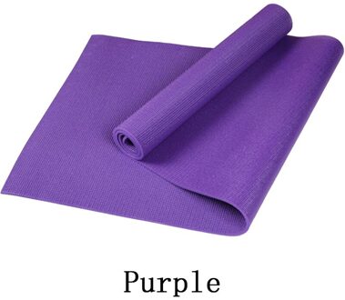 Pvc Yoga Mat Baby Kruipen Mat Gym Yoga Mat Thuis Baby Antislip Mat Camping Reizen Comfortabele Foam Yoga mat Paars