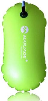 Pvc Zwemmen Boei Veiligheid Float Air Dry Bag Tow Float Zwemmen Opblaasbare Beursgang Tas Water Sport Apparatuur Zwemmen Accessoires Licht Groen