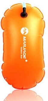 Pvc Zwemmen Boei Veiligheid Float Air Dry Bag Tow Float Zwemmen Opblaasbare Beursgang Tas Water Sport Apparatuur Zwemmen Accessoires Oranje
