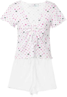 Pyjama Chiara Ferragni Collection , White , Dames - L,M