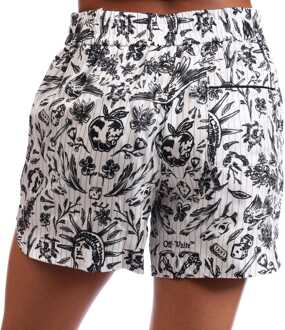 Pyjamashort in wit-zwart voor dames Off White Tattoo Zwart en zilver - EU 36 / UK 8