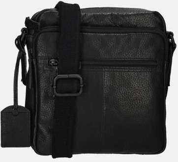 Pylos Sarda crossbody tas black Zwart