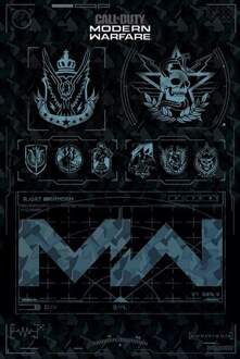 Pyramid Call Of Duty Modern Warfare Fractions Poster 61x91,5cm Multikleur