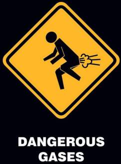 Pyramid Dangerous Gases Poster 40x50cm