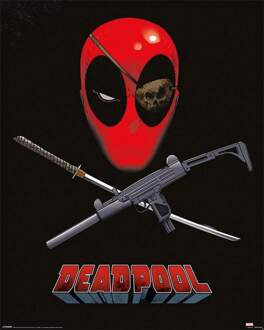 Pyramid Deadpool Eye Patch Poster 40x50cm