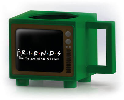 Pyramid Friends Retro TV Warmte Wisselende Mok