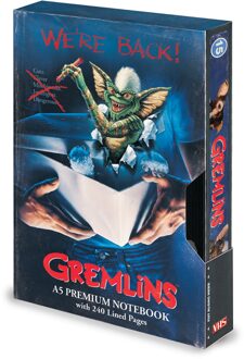 Pyramid Gremlins We're Back A5 VHS Notebook