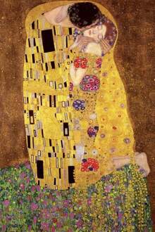 Pyramid Gustav Klimts The Kiss Poster 61x91,5cm