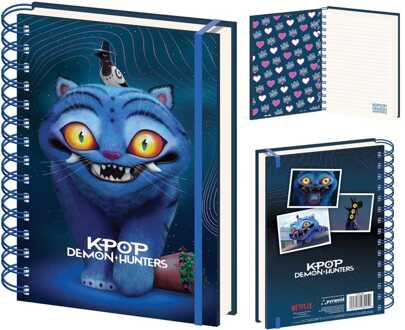 Pyramid International KPop Demon Hunters 3D Wiro Notebook A5 Derpy Tiger
