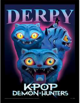 Pyramid International KPop Demon Hunters Collector Print Framed Poster Derpy
