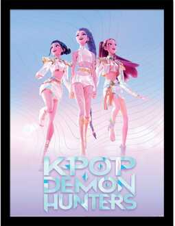 Pyramid International KPop Demon Hunters Collector Print Framed Poster Trio