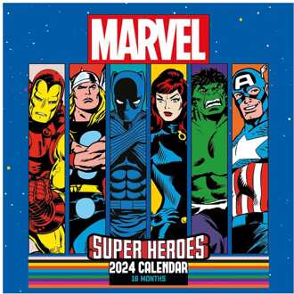 Pyramid International Marvel Calendar 2024 Super Heroes