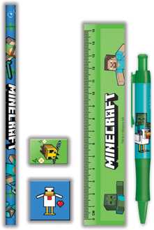 Pyramid International Minecraft 5-Piece Stationery Set