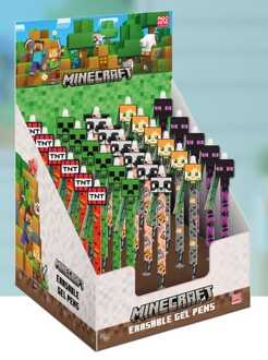 Pyramid International Minecraft Erasable Gel Pen Characters Display (30)