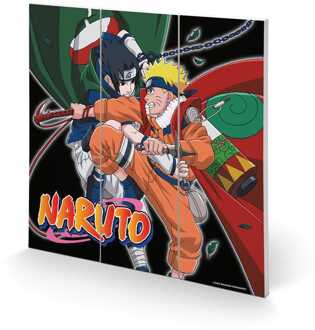 Pyramid International Naruto Wooden Wall Art Training To Surpass The Other