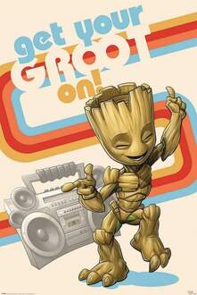 Pyramid International Poster Guardians of the Galaxy Get Your Groot On 61x91,5cm Multikleur