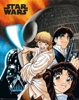 Pyramid International Poster Star Wars Manga Madness 40x50cm Multikleur